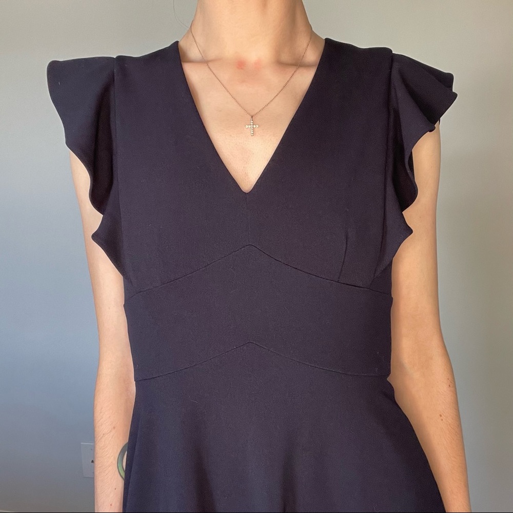 Cap Sleeve Ruffle Dress - Picture 2 of 6